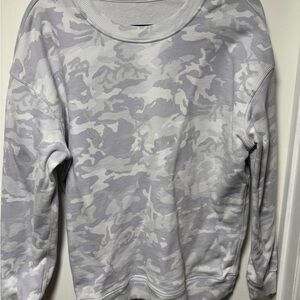 Lululemon purple/Gray Camo Sweatshirt size 10